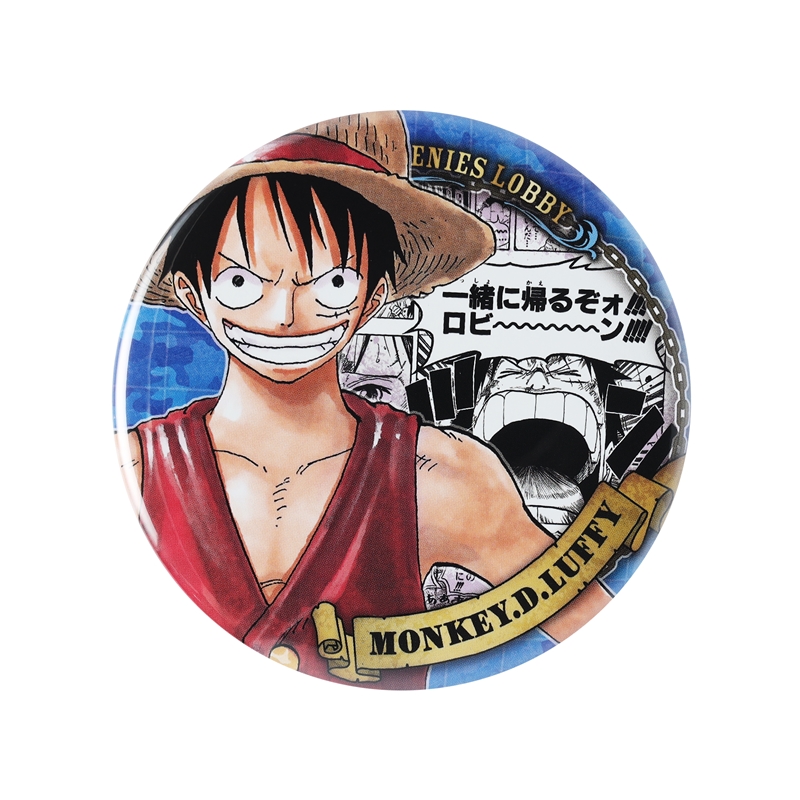 『ＯＮＥ　ＰＩＥＣＥ』コレクション缶バッジ“ＨＥＲＯＥＳ”　【モンキー・Ｄ・ルフィ】　第２弾　（全１０種／ランダム１種入り）　ＢＣ２