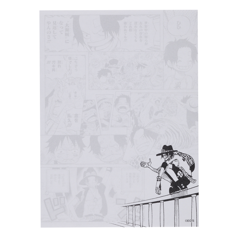 『ＯＮＥ　ＰＩＥＣＥ』ルフィとエースの志メモ　ブロマイド付き　ＢＤ２