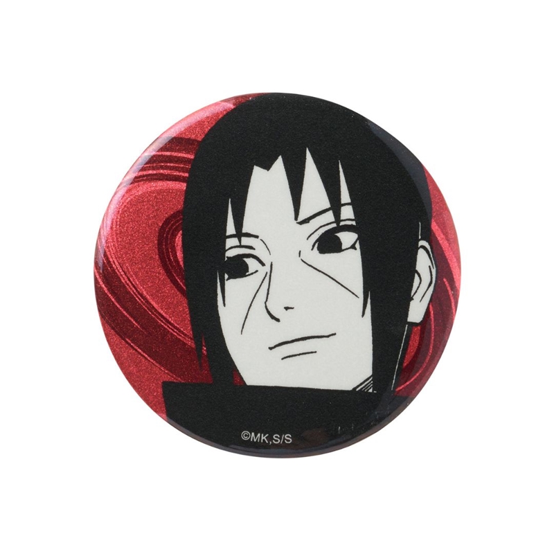 『ＮＡＲＵＴＯ－ナルト－』缶バッジ４個セット　ＥＭＯＴＩＯＮＳ　うちはイタチ　ＢＤ４