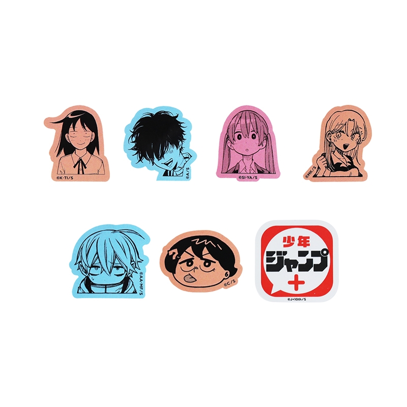 「少年ジャンプ＋」フレークステッカー　ジャンプ＋パーティセット　＜少年ジャンプ＋展＞　ＢＥ２