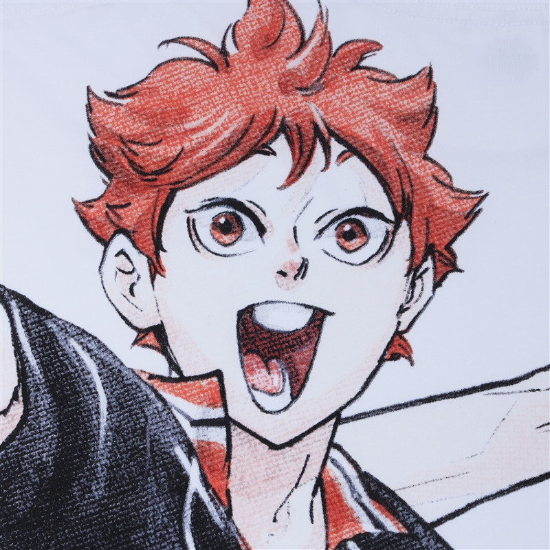 『ハイキュー！！』Ｔシャツ　キービジュアル　ホワイト　フリーサイズ　＜ハイキュー！！　ＦＡＮ　ＰＡＲＫ＞　ＢＥ２