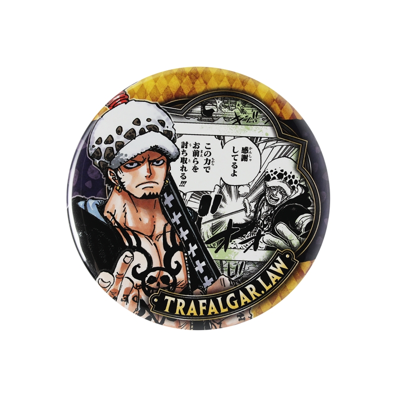 『ＯＮＥ　ＰＩＥＣＥ』コレクション缶バッジ“ＨＥＲＯＥＳ”　【トラファルガー・ロー】　第２弾　（全１０種／ランダム１種入り）　ＢＣ４