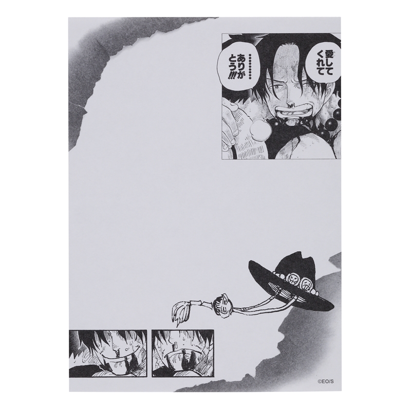 『ＯＮＥ　ＰＩＥＣＥ』ルフィとエースの志メモ　ブロマイド付き　ＢＤ２