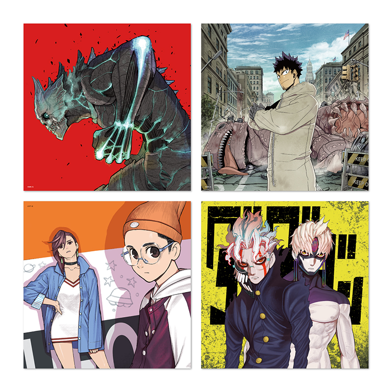 「少年ジャンプ＋」スクエアポスター画集　（２８枚入り）　＜少年ジャンプ＋展＞　ＢＥ２