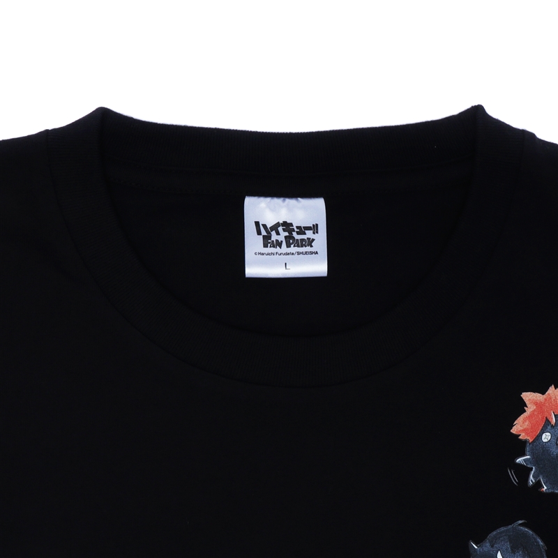 『ハイキュー！！』Ｔシャツ　キービジュアル　ブラック　１１０サイズ　＜ハイキュー！！　ＦＡＮ　ＰＡＲＫ＞　ＢＥ２ 110サイズ