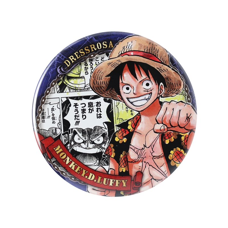『ＯＮＥ　ＰＩＥＣＥ』コレクション缶バッジ“ＨＥＲＯＥＳ”　【モンキー・Ｄ・ルフィ】　第２弾　（全１０種／ランダム１種入り）　ＢＣ２