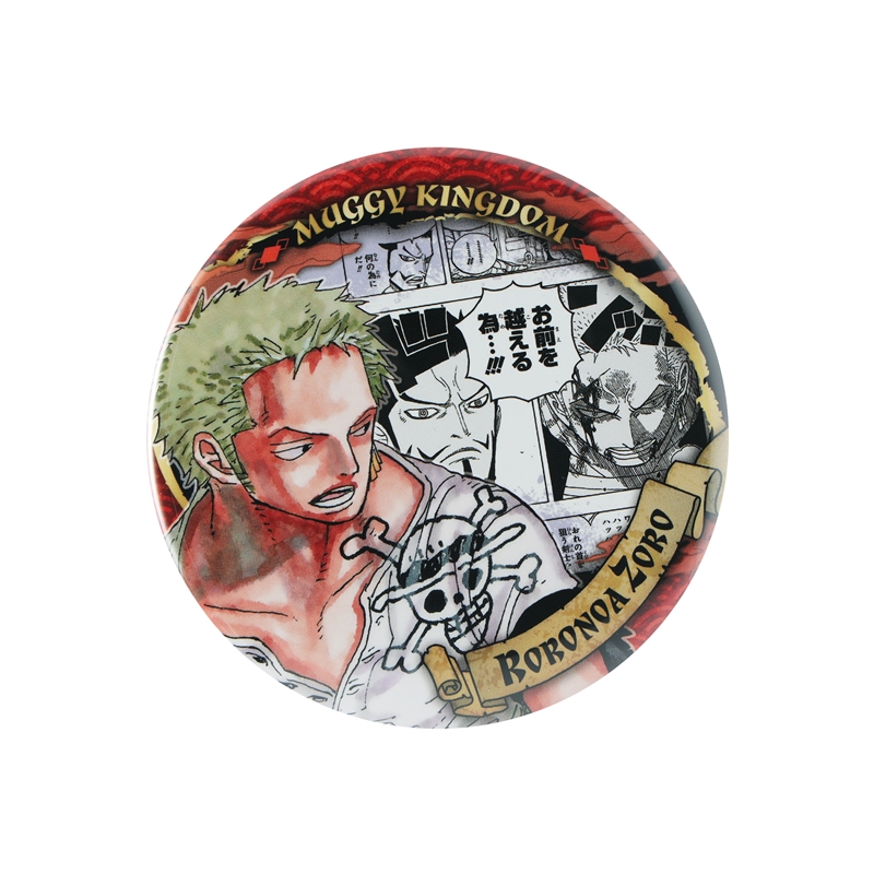 『ＯＮＥ　ＰＩＥＣＥ』コレクション缶バッジ“ＨＥＲＯＥＳ”　【ロロノア・ゾロ】　第２弾　（全１０種／ランダム１種入り）　ＢＣ４