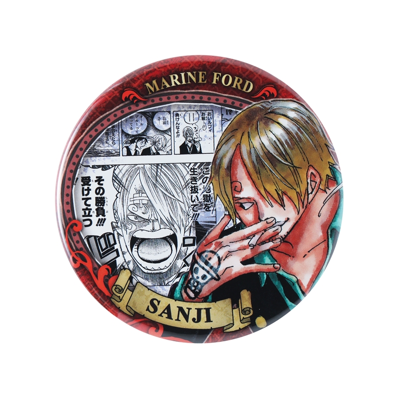 『ＯＮＥ　ＰＩＥＣＥ』コレクション缶バッジ“ＨＥＲＯＥＳ”　【サンジ】　第２弾　（全１０種／ランダム１種入り）　ＢＤ１