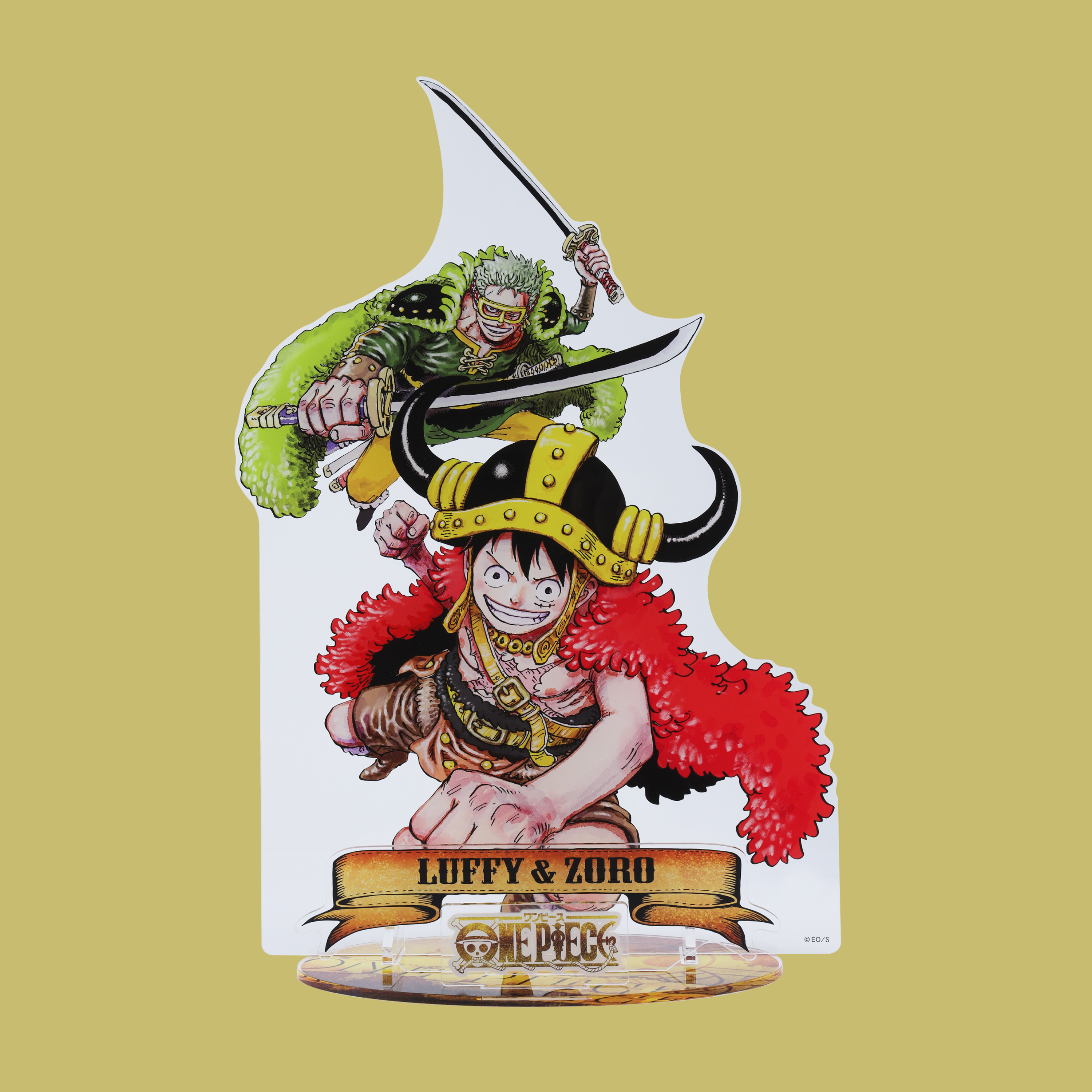 『ＯＮＥ　ＰＩＥＣＥ』アクリルＧＩＧＡフィギュア　ルフィ＆ゾロ　（デジタル版「週刊少年ジャンプ」定期購読者限定Ｖｅｒ．）　ＢＥ３