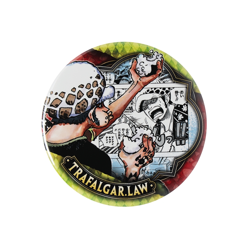 『ＯＮＥ　ＰＩＥＣＥ』コレクション缶バッジ“ＨＥＲＯＥＳ”　【トラファルガー・ロー】　第２弾　（全１０種／ランダム１種入り）　ＢＣ４