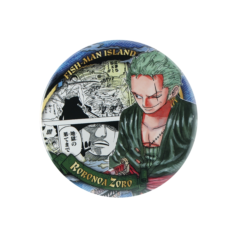『ＯＮＥ　ＰＩＥＣＥ』コレクション缶バッジ“ＨＥＲＯＥＳ”　【ロロノア・ゾロ】　第２弾　（全１０種／ランダム１種入り）　ＢＣ４