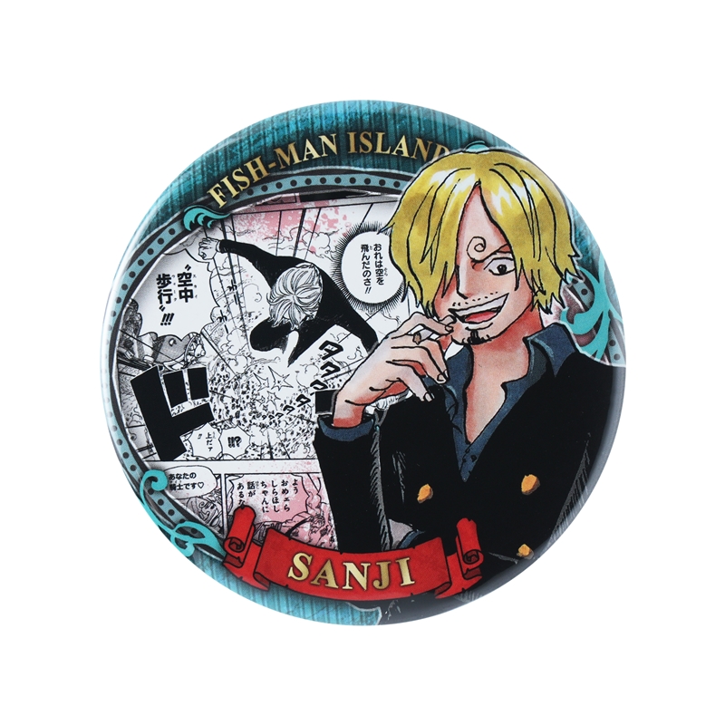 『ＯＮＥ　ＰＩＥＣＥ』コレクション缶バッジ“ＨＥＲＯＥＳ”　【サンジ】　第２弾　（全１０種／ランダム１種入り）　ＢＤ１