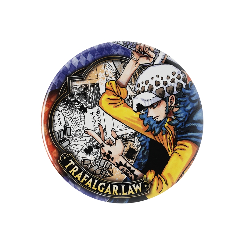 『ＯＮＥ　ＰＩＥＣＥ』コレクション缶バッジ“ＨＥＲＯＥＳ”　【トラファルガー・ロー】　第２弾　（全１０種／ランダム１種入り）　ＢＣ４