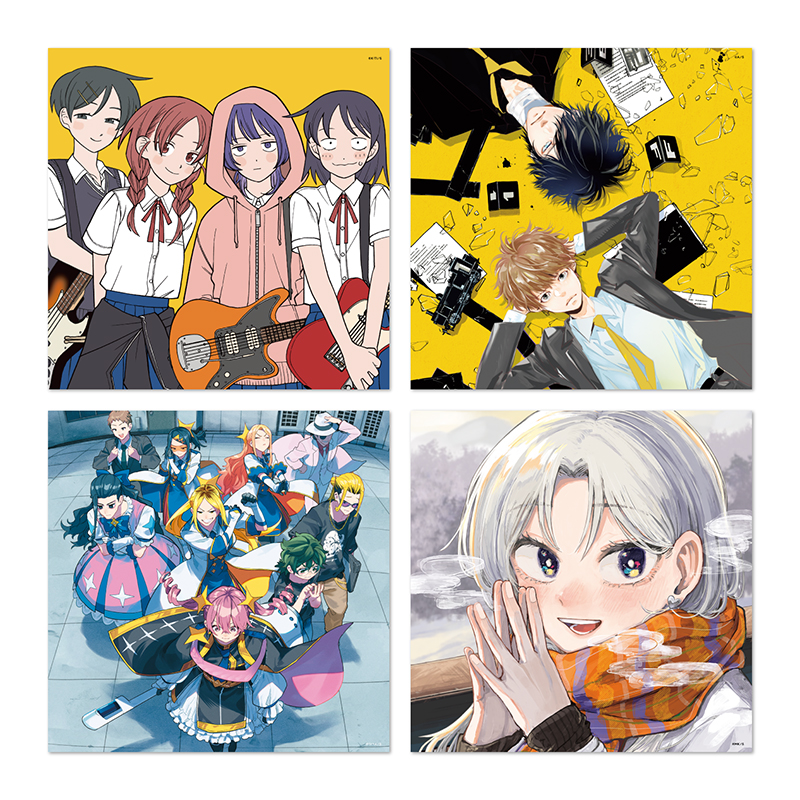 「少年ジャンプ＋」スクエアポスター画集　（２８枚入り）　＜少年ジャンプ＋展＞　ＢＥ２