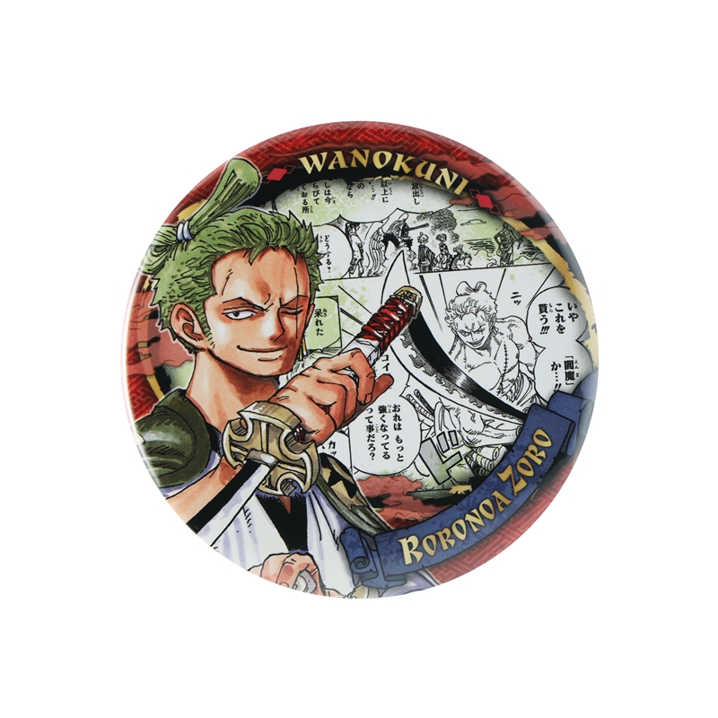 『ＯＮＥ　ＰＩＥＣＥ』コレクション缶バッジ“ＨＥＲＯＥＳ”　【ロロノア・ゾロ】　第２弾　（全１０種／ランダム１種入り）　ＢＣ４