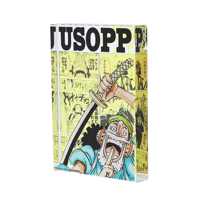 『ＯＮＥ　ＰＩＥＣＥ』アクリルブロック　“ＨＥＲＯＥＳ”　ウソップ　ＢＣ２