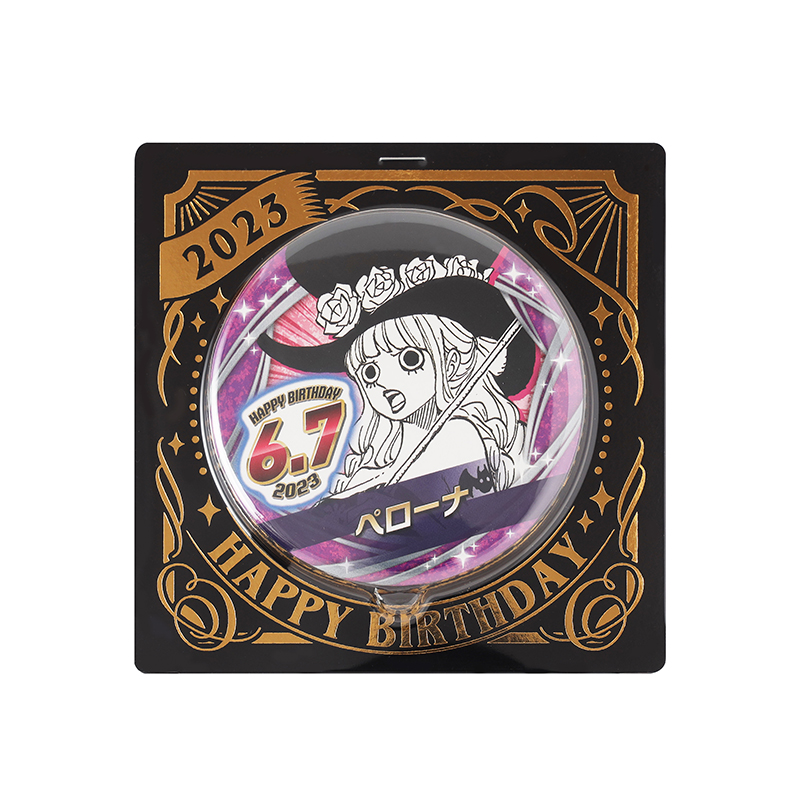 『ＯＮＥ　ＰＩＥＣＥ』バースデイ缶バッジ　ペローナ　ＢＣ２
