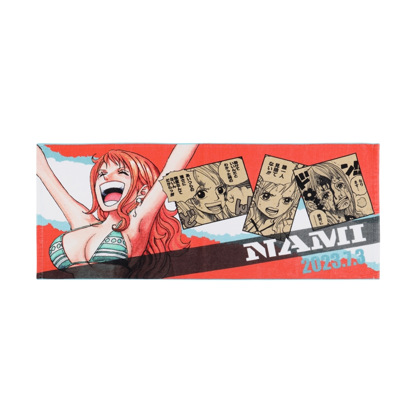 『ＯＮＥ　ＰＩＥＣＥ』フルカラーフェイスタオル　ナミ　ＢＣ３