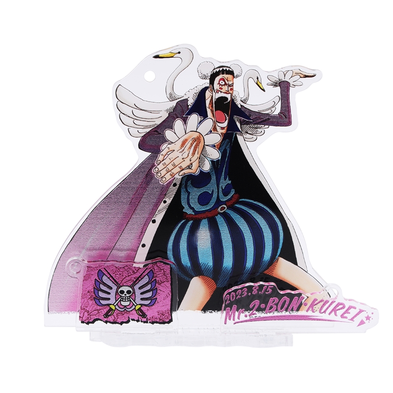 『ＯＮＥ　ＰＩＥＣＥ』バースデイジオラマフィギュア－ｋｉｒａｔ☆－　（箔入りアクリル／ボールチェーン付き）　ベンサム（Ｍｒ．２／ボン・クレー）　ＢＣ３