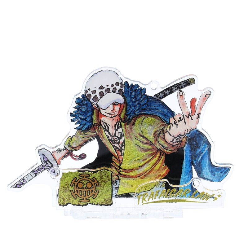 『ＯＮＥ　ＰＩＥＣＥ』バースデイジオラマフィギュア－ｋｉｒａｔ☆－　（箔入りアクリル／ボールチェーン付き）　トラファルガー・ロー　ＢＣ４