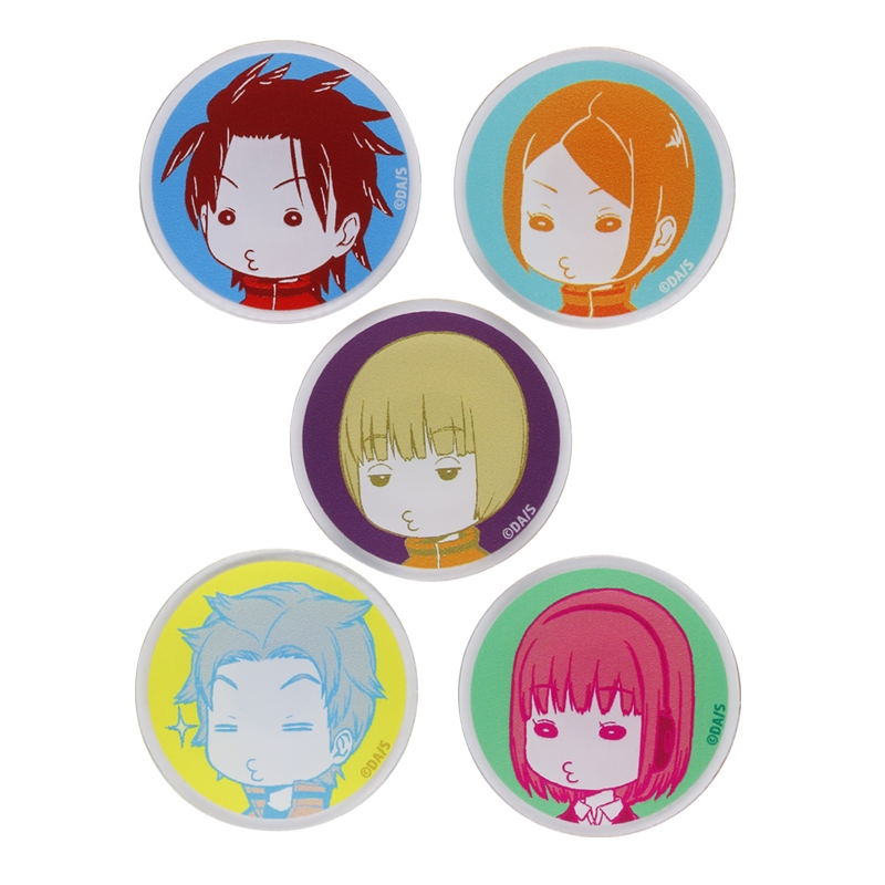 『ワールドトリガー』アクリルピンズセット　Ａ級５位　嵐山隊　ＢＤ１