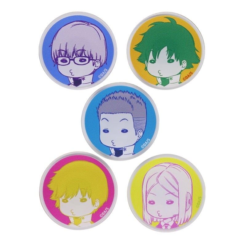 『ワールドトリガー』アクリルピンズセット　Ａ級８位　片桐隊　ＢＤ１