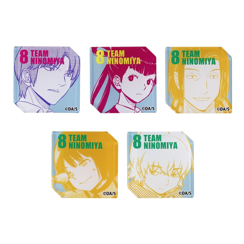 『ワールドトリガー』マグネットセット　二宮８番隊　ＢＤ１