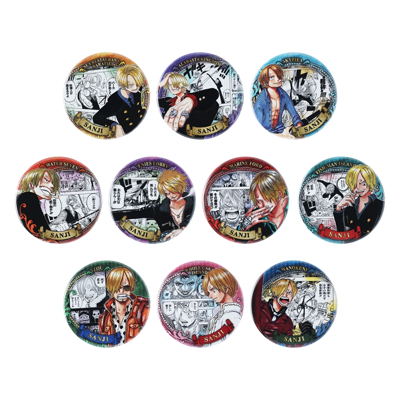 『ＯＮＥ　ＰＩＥＣＥ』コレクション缶バッジ“ＨＥＲＯＥＳ”　【サンジ】　第２弾　（全１０種／ランダム１種入り）　ＢＤ１