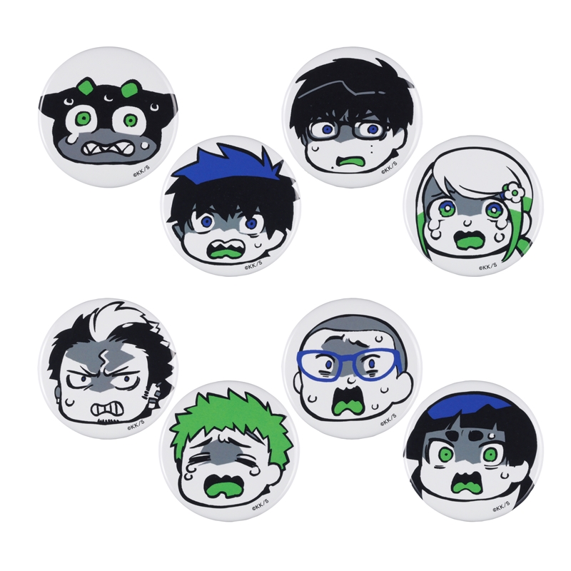 『青の祓魔師』蓄光缶バッジコレクション　全種セット（全８種入り）　＜青の祓魔師　納涼怪談会　奥村燐　真夏の夜の単独任務「百物語を阻止せよ！」＞　ＢＤ３