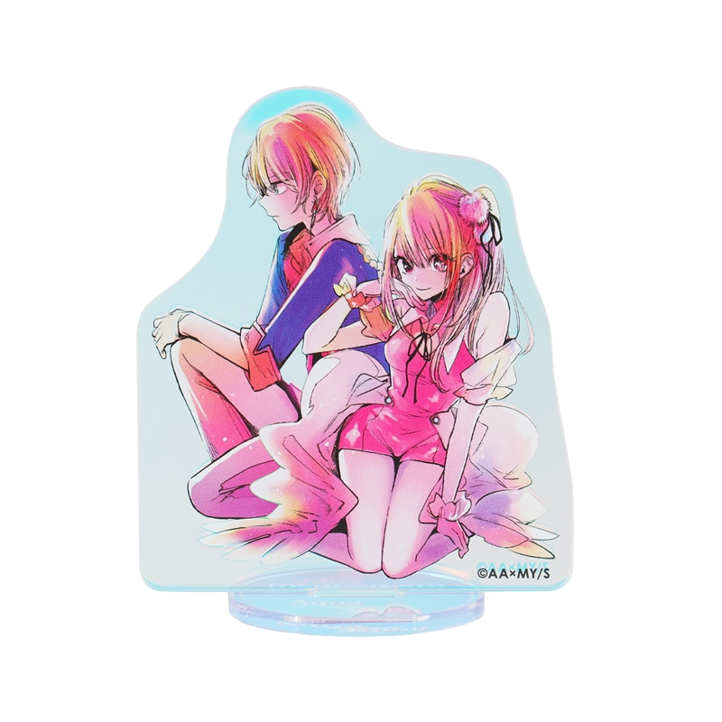 『【推しの子】』オーロラアクリルスタンド　ルビー＆アクア　Ｓｍｉｌｉｎｇ　ＢＤ３