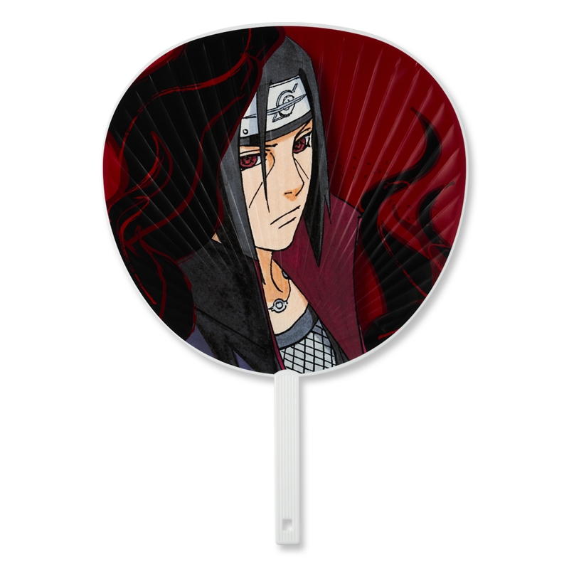 『ＮＡＲＵＴＯ－ナルト－』こっそり応援…！　忍うちわ（変わり身ケース付き）　うちはイタチ　ＢＤ４