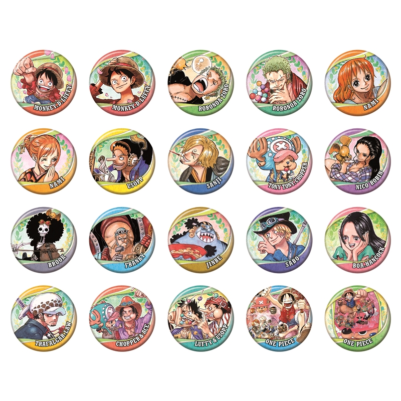 『ＯＮＥ　ＰＩＥＣＥ』コレクション缶バッジ　“ＳＰＲＩＮＧ”　第１弾　（全２０種／ランダム１種入り）　ＢＤ４－ＪＦ