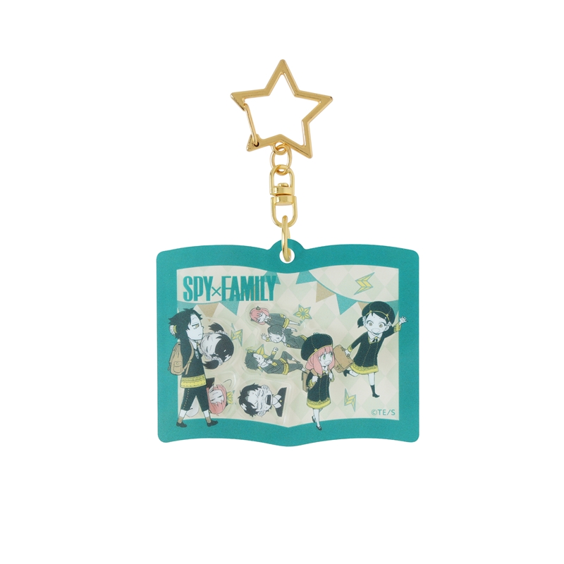 『ＳＰＹ×ＦＡＭＩＬＹ』シャカシャカアクリルキーホルダー　アーニャ＆ダミアン＆ベッキー　ＢＤ４－ＪＳ