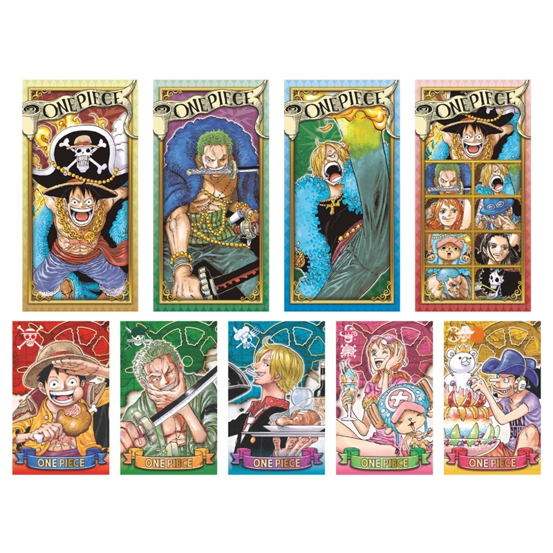『ＯＮＥ　ＰＩＥＣＥ』ポチ袋セット（大４枚・小５枚　計９枚セット）　ＢＤ４－ＪＦ