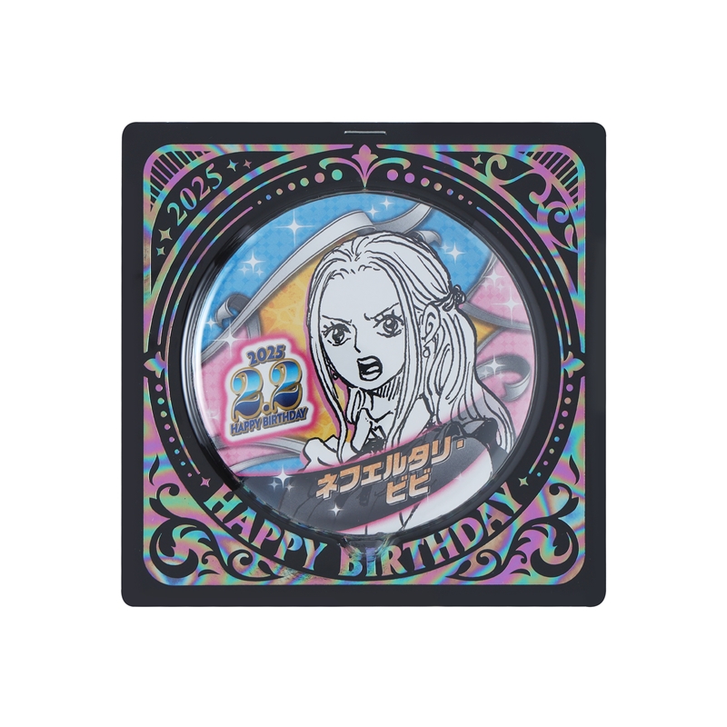 『ＯＮＥ　ＰＩＥＣＥ』バースデイ缶バッジ　ネフェルタリ・ビビ　ＢＥ１