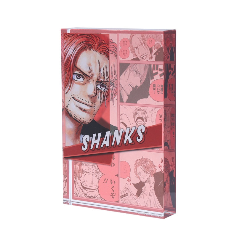 『ＯＮＥ　ＰＩＥＣＥ』アクリルブロック　“ＨＥＲＯＥＳ”　シャンクス　ＢＥ１