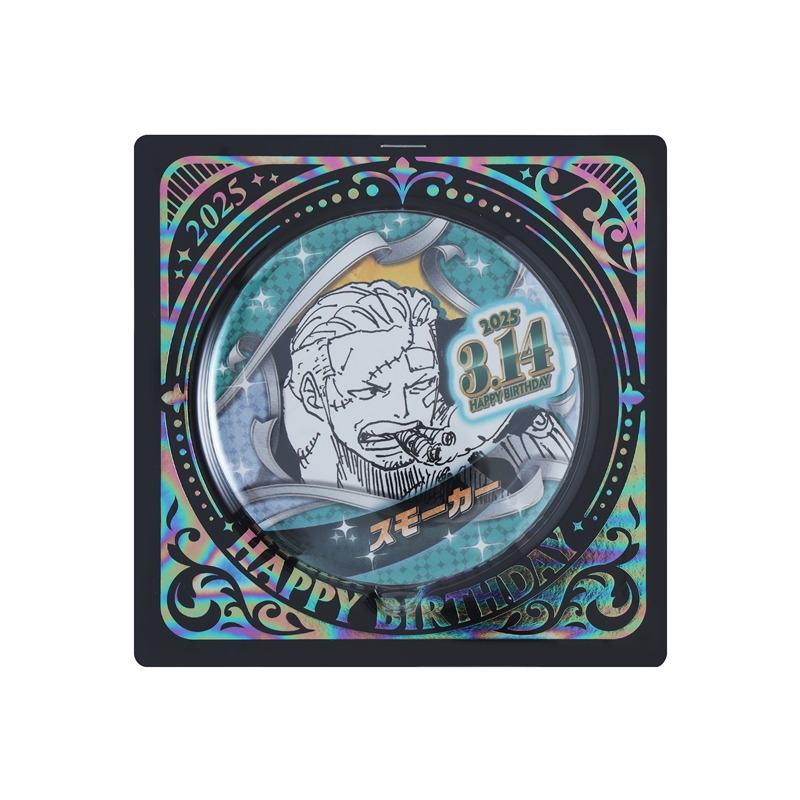 『ＯＮＥ　ＰＩＥＣＥ』バースデイ缶バッジ　スモーカー　ＢＥ１