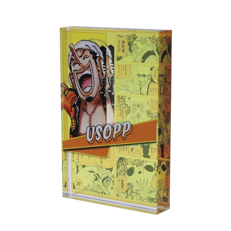 『ＯＮＥ　ＰＩＥＣＥ』アクリルブロック　“ＨＥＲＯＥＳ”　ウソップ　ＢＥ２