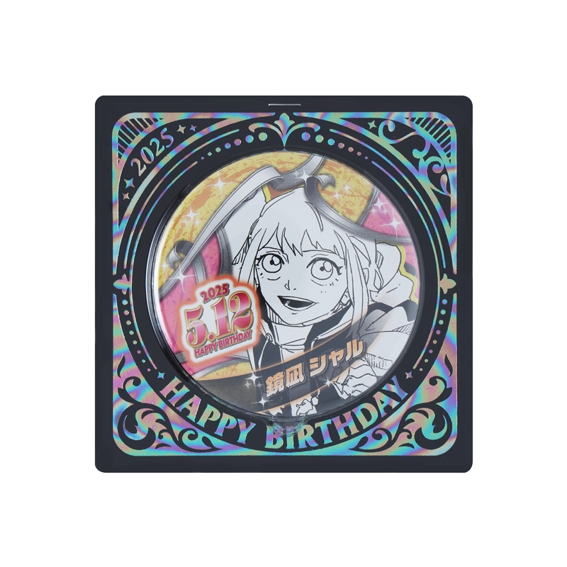 『カグラバチ』バースデイ缶バッジ　鏡凪シャル　ＢＥ２