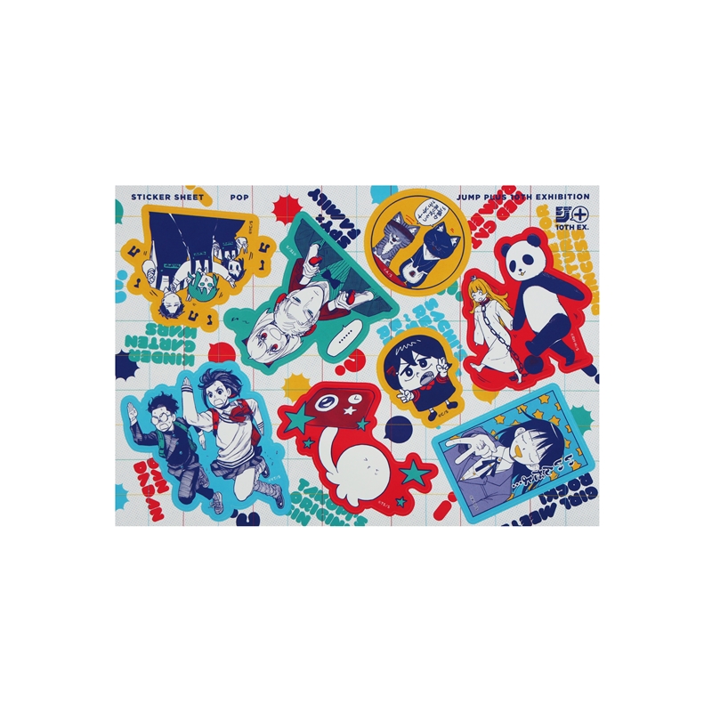 「少年ジャンプ＋」シートステッカー　ＰＯＰ　＜少年ジャンプ＋展＞　ＢＥ２