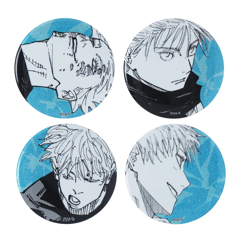 『呪術廻戦』缶バッジ４個セット　ＥＭＯＴＩＯＮＳ　五条悟　－人外魔境新宿決戦－　ＢＥ２