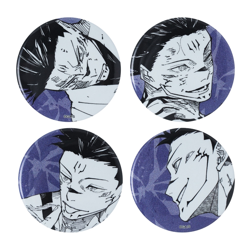 『呪術廻戦』缶バッジ４個セット　ＥＭＯＴＩＯＮＳ　宿儺　－人外魔境新宿決戦－　ＢＥ２