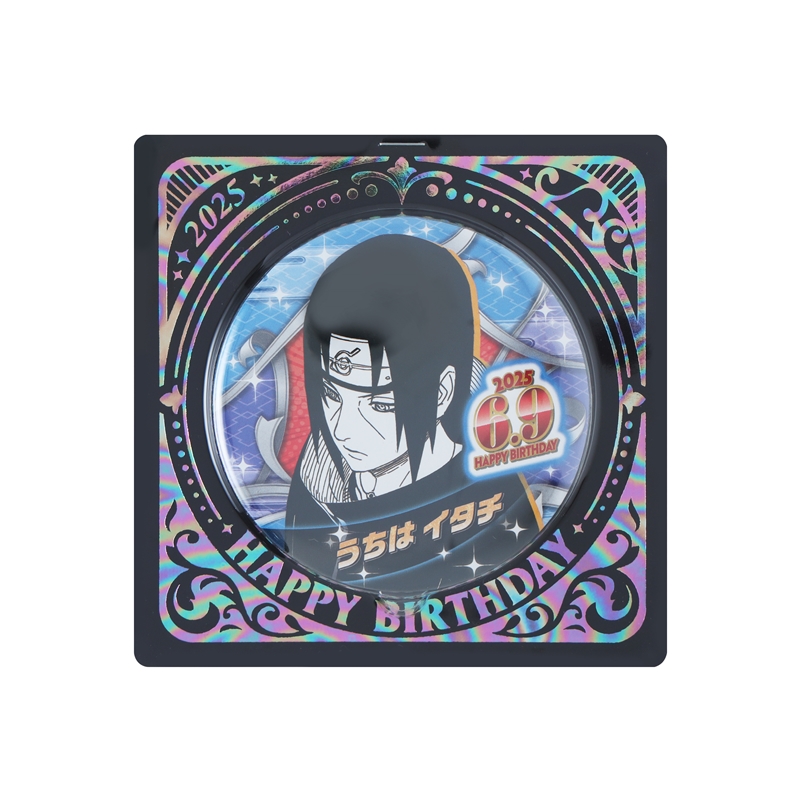 『ＮＡＲＵＴＯ－ナルト－』バースデイ缶バッジ　うちはイタチ　ＢＥ２