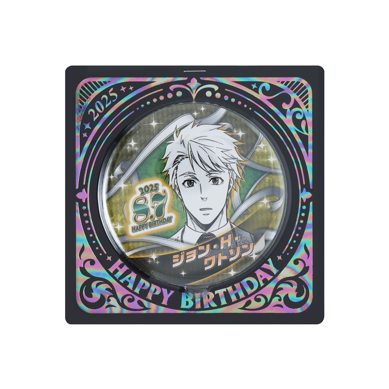 『憂国のモリアーティ』バースデイ缶バッジ　ジョン・Ｈ・ワトソン　ＢＥ３