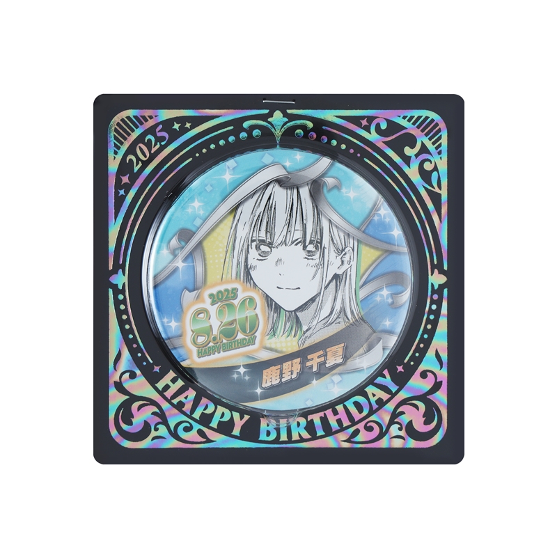 『アオのハコ』バースデイ缶バッジ　鹿野千夏　ＢＥ３