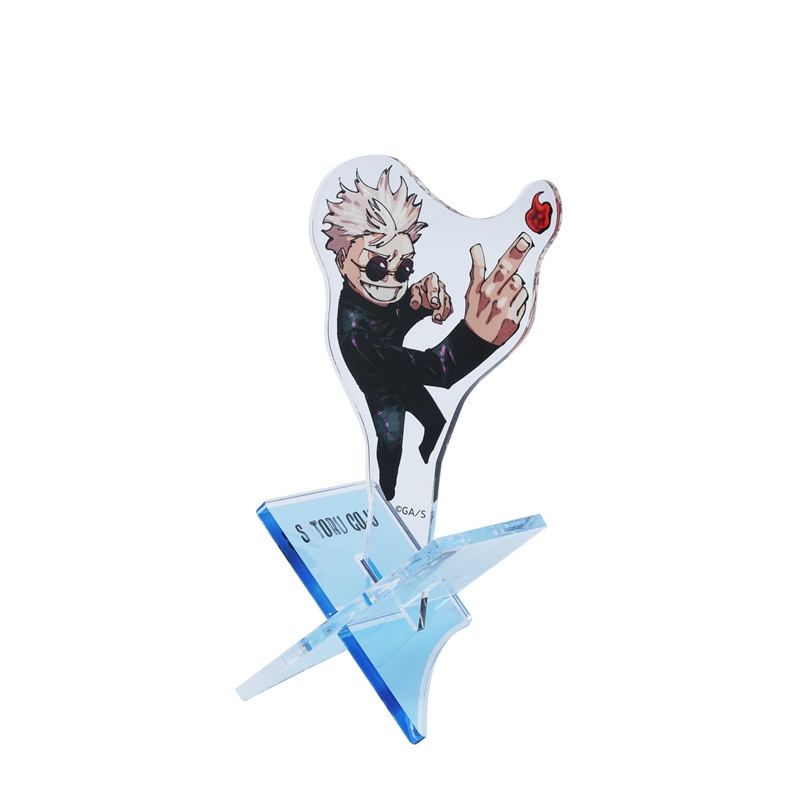 『呪術廻戦』アクリル“Ｘ”フィギュア－ｗｉｔｈ－　五条悟　（懐玉・玉折　描き下ろしイラスト）　ＢＥ２