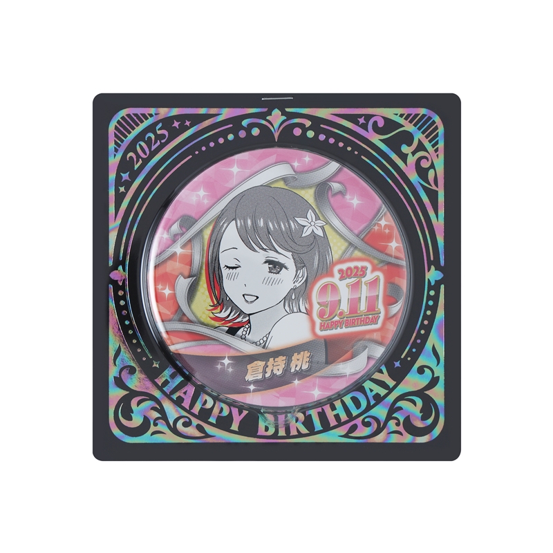 『ウィッチウォッチ』バースデイ缶バッジ　倉持桃　ＢＥ３