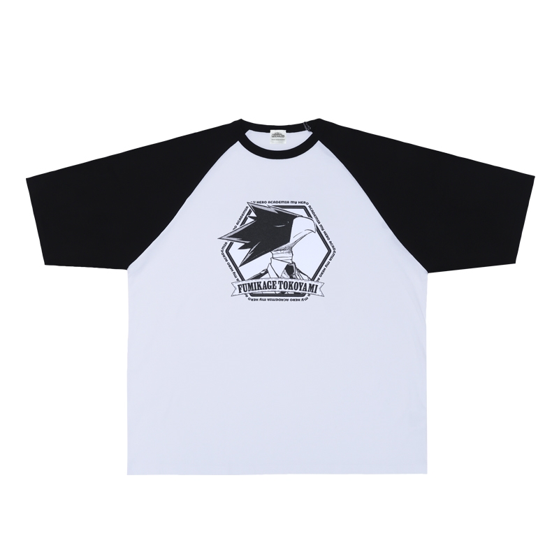 『僕のヒーローアカデミア』ラグランＴシャツ　“ＨＥＲＯＥＳ”　常闇踏陰　ＢＥ４