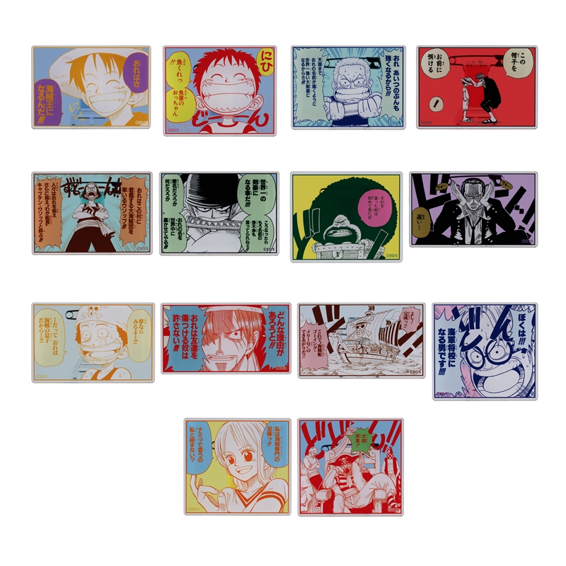 『ＯＮＥ　ＰＩＥＣＥ』名言アクリルバッジコレクション　第１弾　全種セット　（全１４種入り）　ＢＥ３－ＯＰＤ