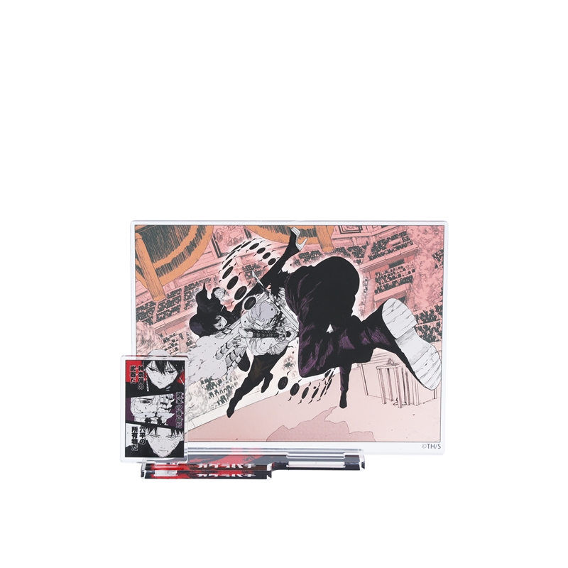 『カグラバチ』アクリルジオラマ　モーメント　六平千鉱＆香刈緋雪＆漣京羅　ＢＥ３